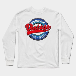 France vintage logo Long Sleeve T-Shirt